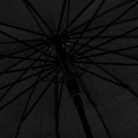 Umbrelă automată, negru, 105 cm, 5 image