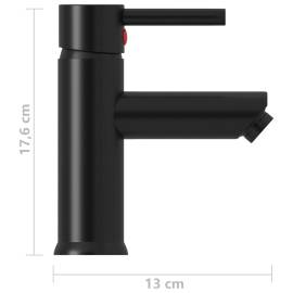 Robinet chiuvetă de baie, negru, 130x176 mm, 5 image