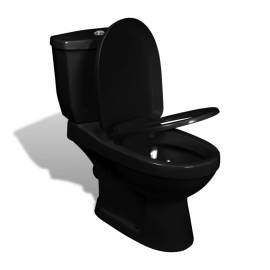 Vas wc cu rezervor, negru, 3 image