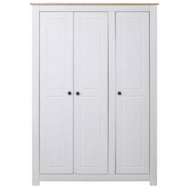 Șifonier cu 3 uși, alb, 118 x 50 x 171,5 cm, pin gama panama, 4 image