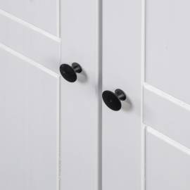 Șifonier cu 3 uși, alb, 118 x 50 x 171,5 cm, pin gama panama, 3 image