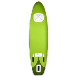Set placă paddleboarding gonflabilă, verde, 300x76x10 cm, 4 image