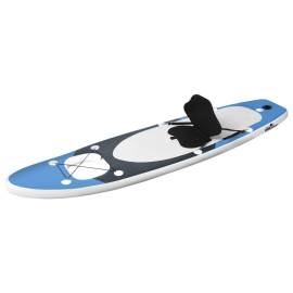 Set placă paddleboarding gonflabilă, albastru, 330x76x10 cm, 2 image