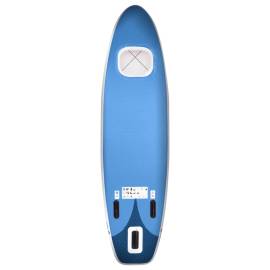 Set placă paddleboarding gonflabilă, albastru, 330x76x10 cm, 4 image