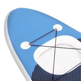 Set placă paddleboarding gonflabilă, albastru, 330x76x10 cm, 7 image