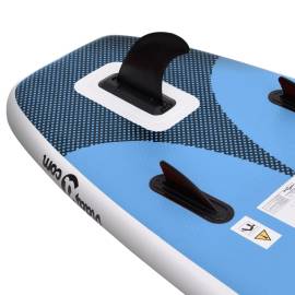 Set placă paddleboarding gonflabilă, albastru, 330x76x10 cm, 6 image