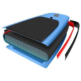 Set placă paddleboarding gonflabilă, albastru, 330x76x10 cm, 9 image