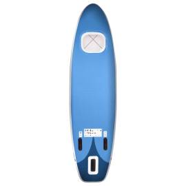 Set placă paddleboarding gonflabilă, albastru, 300x76x10 cm, 4 image