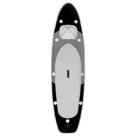 Set placă paddleboarding gonflabilă, negru, 300x76x10 cm, 3 image