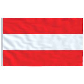 Steag austria și stâlp din aluminiu, 5,55 m, 4 image