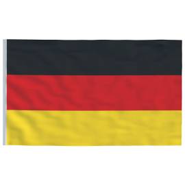 Steag germania și stâlp din aluminiu, 6,23 m, 4 image