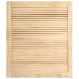 Uși lamelare, 4 buc., 69x59,4 cm, lemn masiv de pin, 3 image