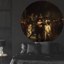 Wallart tapet în formă de cerc „the night watch”, 190 cm, 4 image