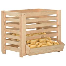 Cutie de cartofi, 60x40x50 cm, lemn de pin, 2 image