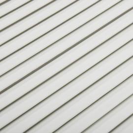 Ușă lamelară, alb, 69x59,4 cm, lemn masiv de pin, 5 image