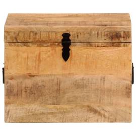 Cutie de depozitare, 39x28x31 cm, lemn masiv de mango, 2 image