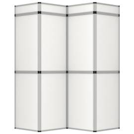 Perete de afișaj pliabil cu 12 panouri, alb, 242 x 200 cm, 3 image