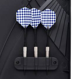 Placă electrică de darts cu săgeți din polipropilenă neagră, 6 image