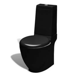 Set de toaletă & bideu, negru, ceramică, 4 image