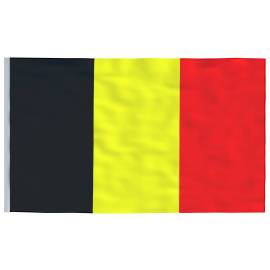 Steag belgia și stâlp din aluminiu, 6,23 m, 4 image