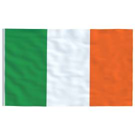 Steag irlanda și stâlp din aluminiu, 5,55 m, 4 image