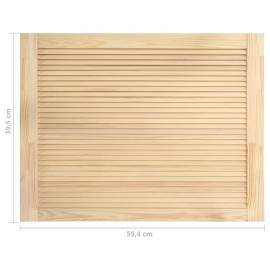 Ușă lamelară, 39,5x59,4 cm, lemn masiv de pin, 6 image