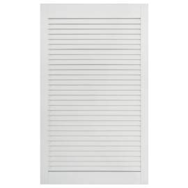 Uși lamelare, 4 buc., alb, 99,3x49,4 cm, lemn masiv de pin, 3 image