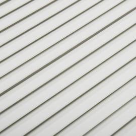 Ușă lamelară, alb, 99,3x59,4 cm, lemn masiv de pin, 5 image