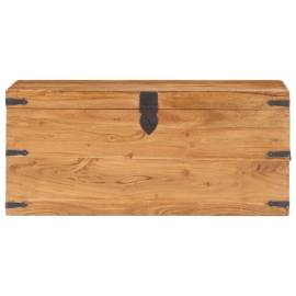 Cufăr, 90 x 40 x 40 cm, lemn masiv de acacia, 2 image