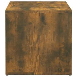 Cutie cu sertar, stejar sonoma, 40,5x40x40 cm, lemn compozit, 8 image