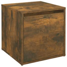 Cutie cu sertar, stejar sonoma, 40,5x40x40 cm, lemn compozit, 2 image