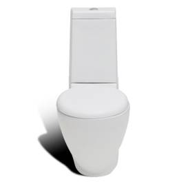 Set de toaletă & bideu, alb, ceramică, 4 image