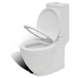 Set de toaletă & bideu, alb, ceramică, 7 image