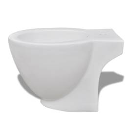 Set de toaletă & bideu, alb, ceramică, 9 image