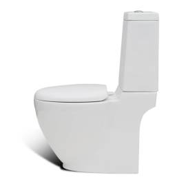 Set de toaletă & bideu, alb, ceramică, 5 image