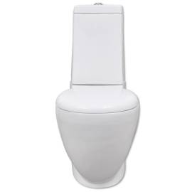 Set de toaletă și bideu, ceramică albă, 4 image