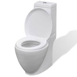 Set de toaletă și bideu, ceramică albă, 5 image