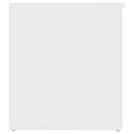 Cufăr de depozitare, alb, 84x42x46 cm, lemn compozit, 7 image