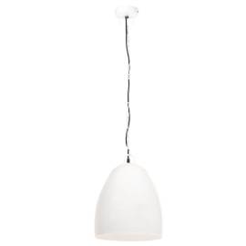 Lampă suspendată industrială, 25 w, alb, 42 cm, e27, rotund, 3 image