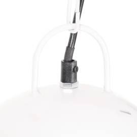 Lampă suspendată industrială, 25 w, alb, 42 cm, e27, rotund, 7 image