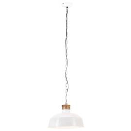 Lampă suspendată industrială, alb, 42 cm, e27, 3 image