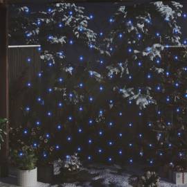 Plasă lumini crăciun, albastru 3x3 m, 306 led interior/exterior