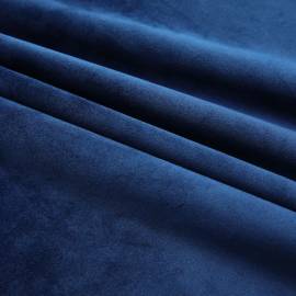 Draperie opacă, albastru închis, 290x245cm, catifea, cu cârlige, 3 image