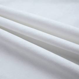 Draperii opace cu inele metalice, 2 buc., alb, 140 x 175 cm, 4 image