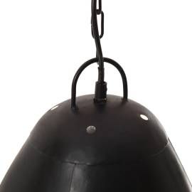 Lampă suspendată industrială, negru, 32 cm, e27, rotund, 25 w, 7 image