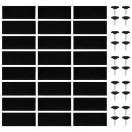 Perdele de ușă anti-insecte cu magnet, 2 buc., negru, 200x80 cm, 4 image