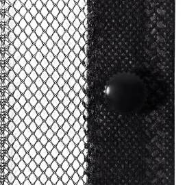 Perdele de ușă anti-insecte cu magnet, 2 buc., negru, 200x80 cm, 7 image