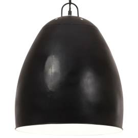Lampă suspendată industrială, negru, 42 cm, rotund, 25 w, e27, 2 image