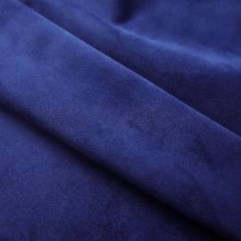 Draperii opace cu inele, 2 buc., albastru, 140x225 cm, catifea, 4 image