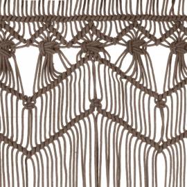 Perdea macrame, gri taupe,140 x 240 cm, bumbac, 4 image